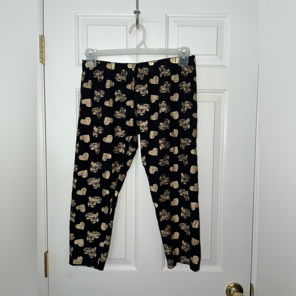 No boundaries, black and gold capri leggings, XL - Picture 2 of 8